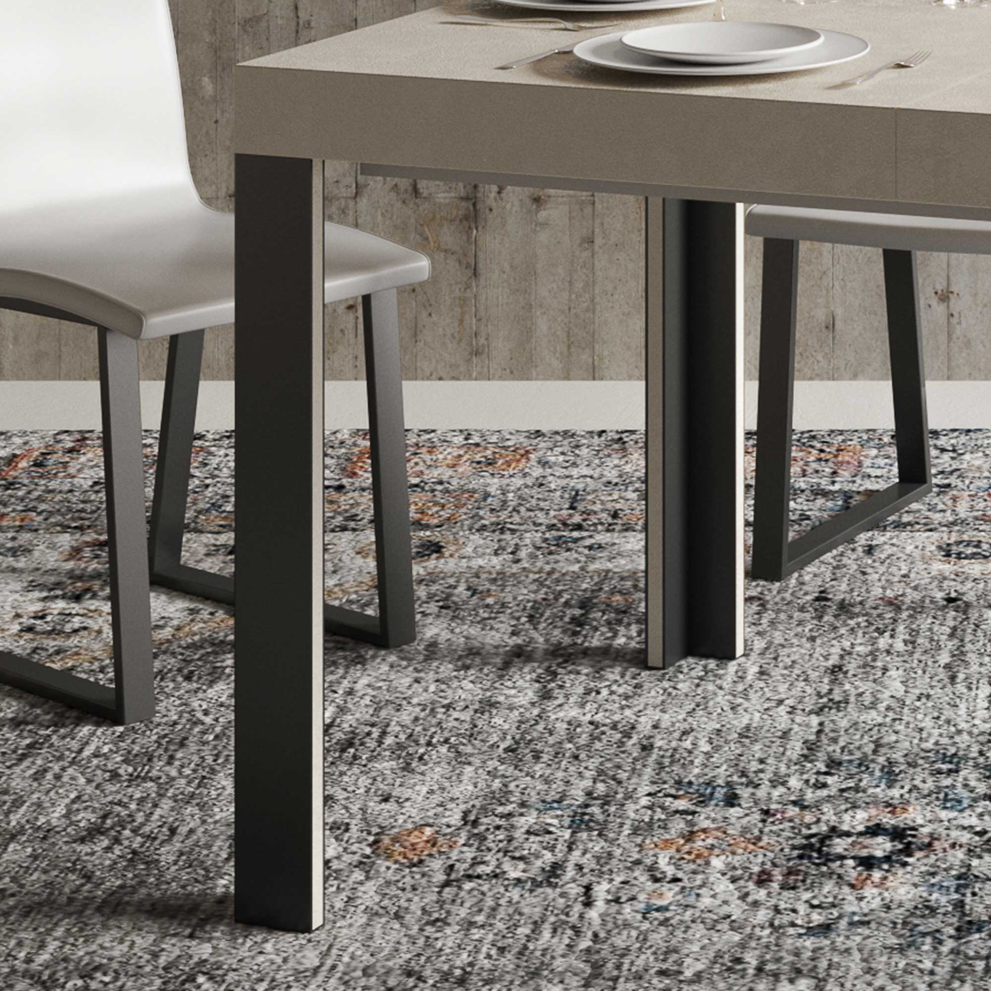 Tavolo Allungabile 140-224x80x77 cm Linea Cashmere