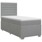 Letto box spring con materasso Grigio Chiaro 80 x 200 cm 3453269