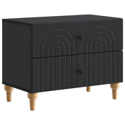 Armadio da Notte Nero 62 x 34,5 x 48 cm Legno ingegnerizzato 894086