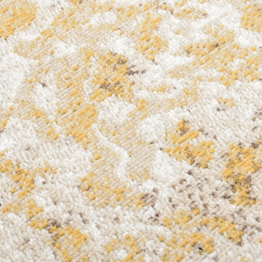 Tappeto da Esterni a Tessitura Piatta 80x150 cm Giallo 317042