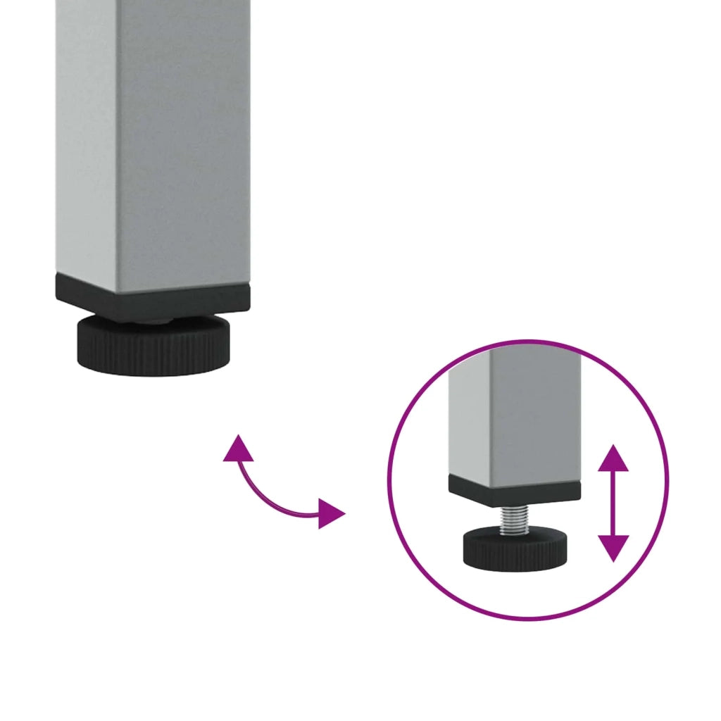 Banco da lavoro con cassetto Rosso e Grigio 50 x 55 x 85 cm 4103463