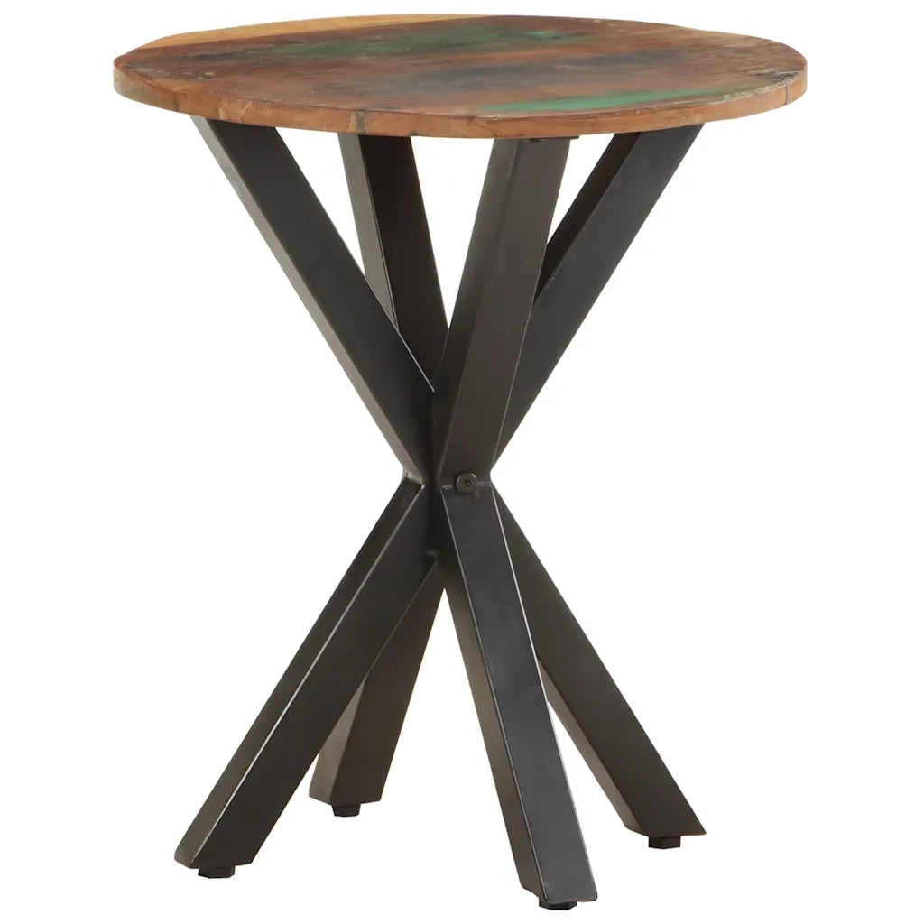 Tavolino | Tavolo laterale di Servizio 48x48x56 cm in Legno Massello di Recupero