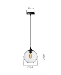 Lampada Da Soffitto Pensile Di Vetro APP311-1CP Loft