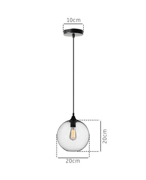Lampada Da Soffitto Pensile Di Vetro APP311-1CP Loft