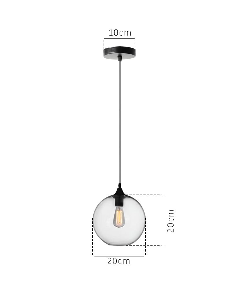 Lampada Da Soffitto Pensile Di Vetro APP311-1CP Loft