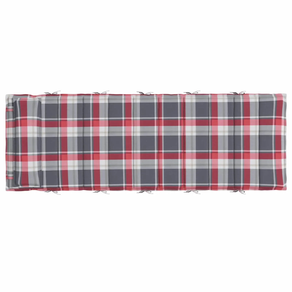 Cuscino per Lounger Sole Rosso e grigio 178 x 60 x 4 cm