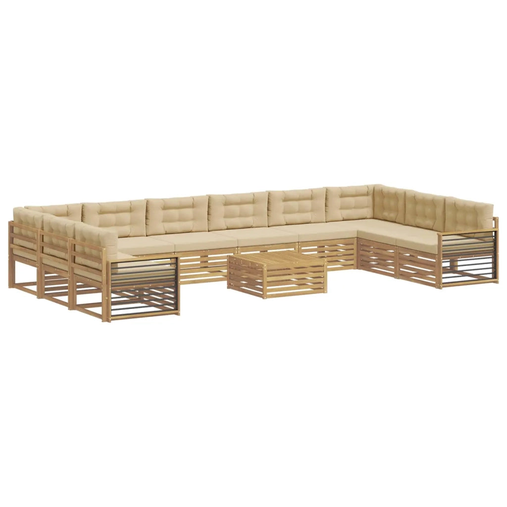 Set divani Legno di Acacia Massello 3391288