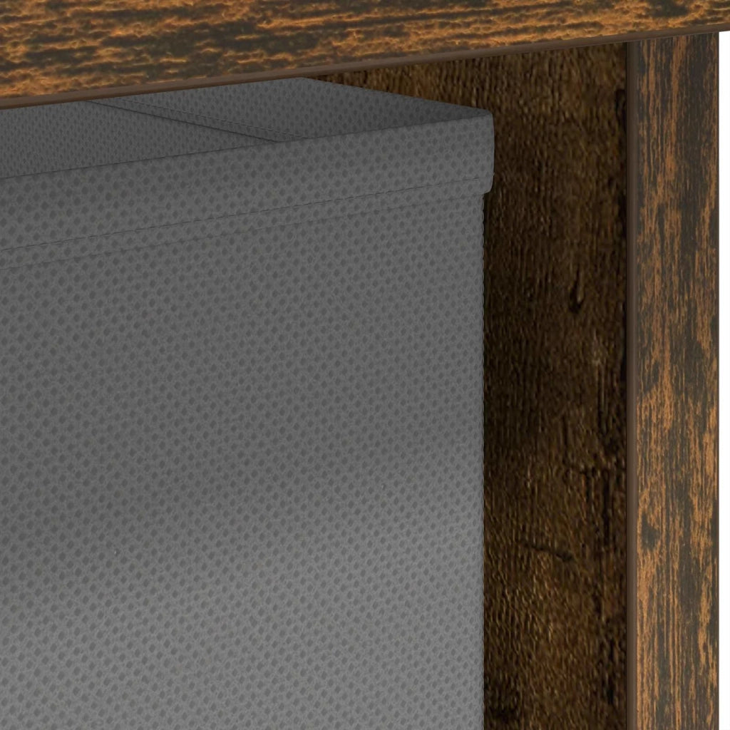Comodino Rovere fumé 41 x 40 x 45 cm Legno multistrato