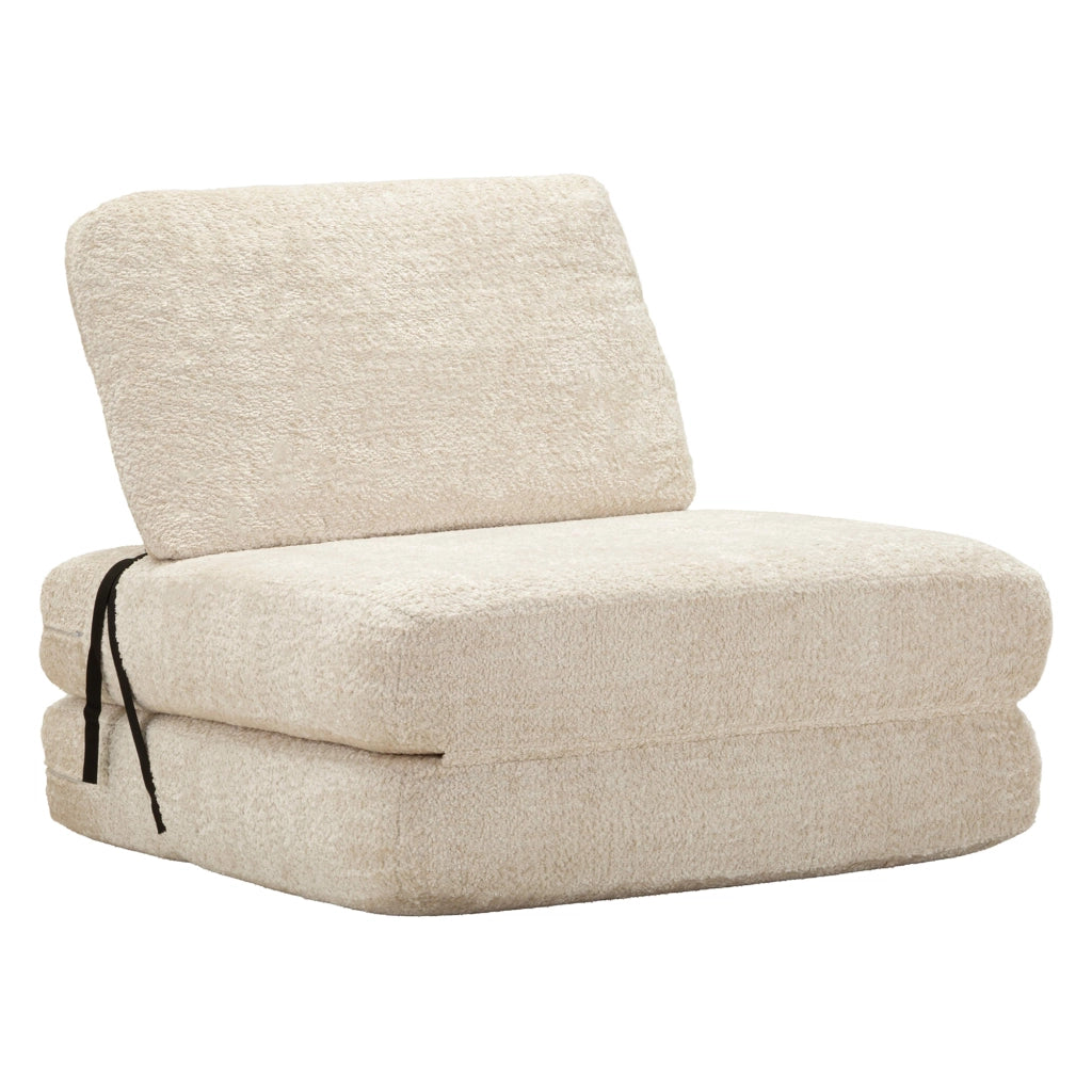 Poltroncina Abyane, Poltrona Reclinabile, 31x31x97h cm Bianco