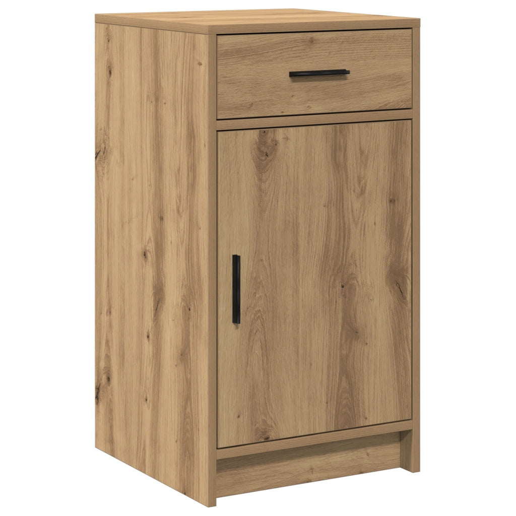 Set da Toeletta 3 Pezzi con LED in Legno Ingegnerizzato Rovere di