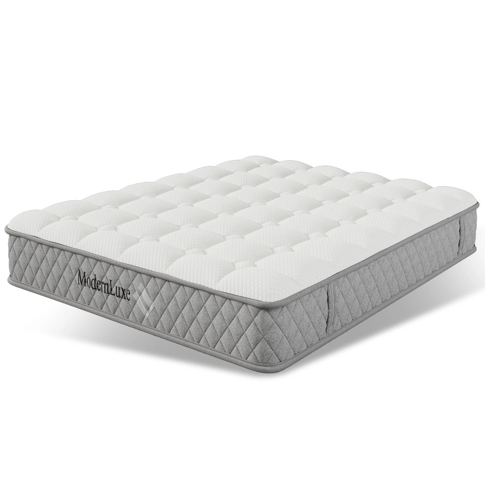 Letto Imbottito Matrimoniale con Rete a Doghe e Testiera ¨C Xylo ¨C Tessuto Grigio Scuro 140x200