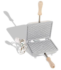 Biscottiera Elettrica 600W Stampo per Cialde Sottili e Croccanti CBE Elettronica