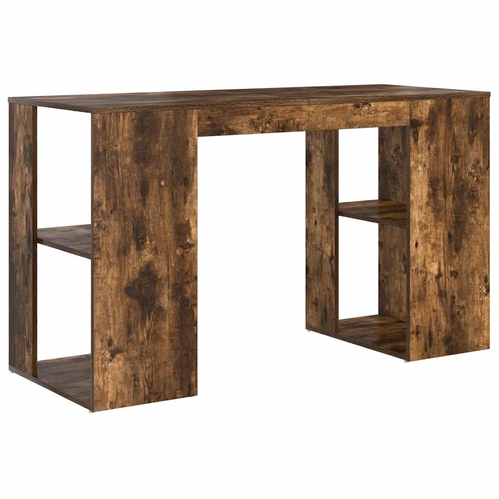 Scrivania Rovere fumé 130 x 50.5 x 75 cm Legno multistrato 869502
