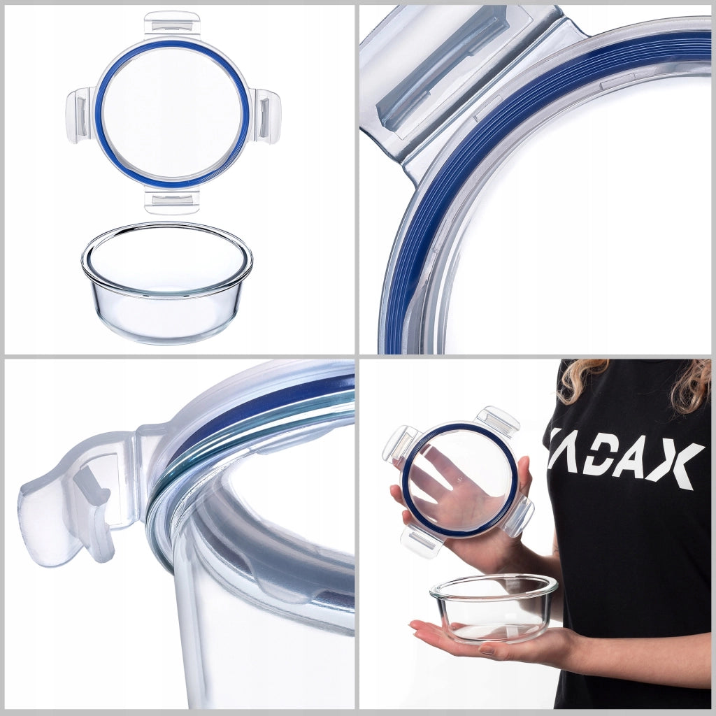 Contenitore per alimenti KADAX, porta pranzo da 400 ml con coperchio