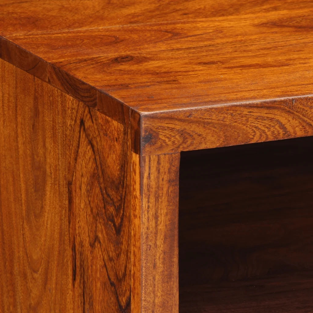 vidaXL Tavolino da Salotto 90x50x40 cm in Legno Massello di Acacia