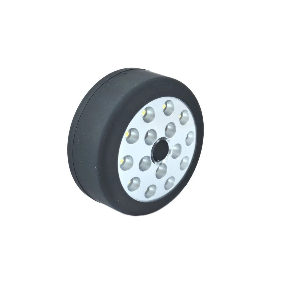 Trade Shop - Faretto 15 Led Smd Punto Luce Armadio Batterie Lampada Plafoniera Casa Emergenza -