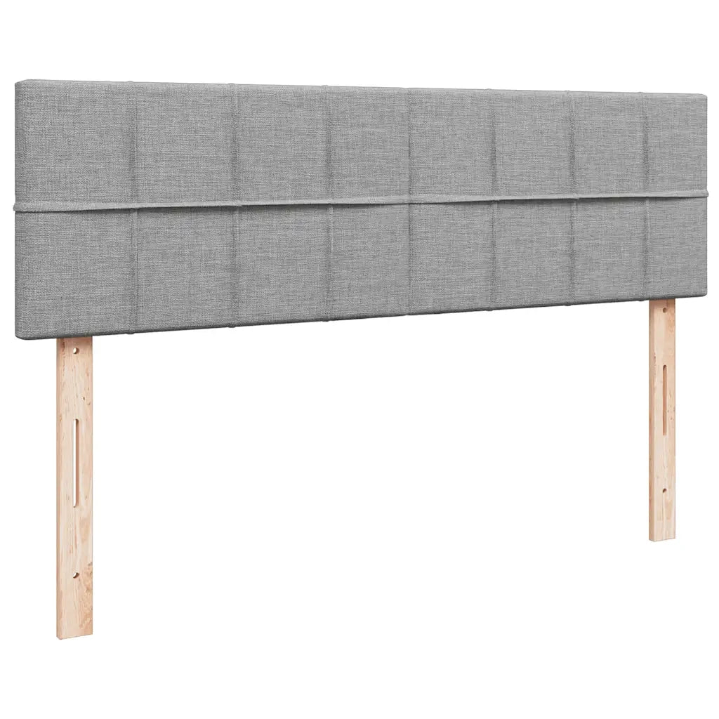 Struttura Letto Pouf con Materasso 140x200 cm in Tessuto 3312312