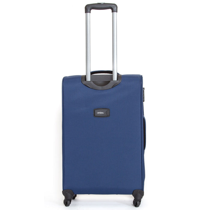 Trolley Valigia Media Morbida in Poliestere 4 Ruote TSA Ravizzoni Matisse Blu