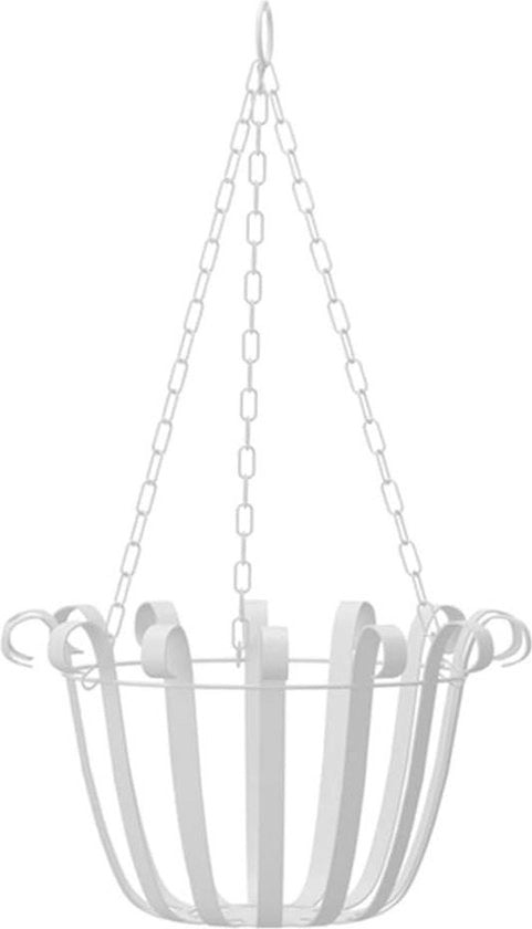 Hanger per piante - fioriera metallica da parete con catena - illuminazione decorativa per interni terrazzo giardino prato