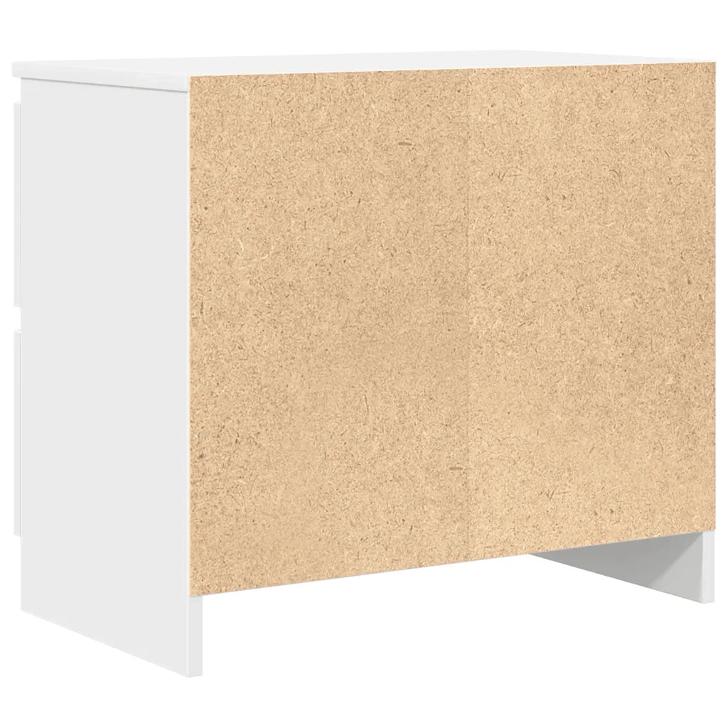 Mobile Porta TV Bianco 60x35x54 cm in Legno Multistrato