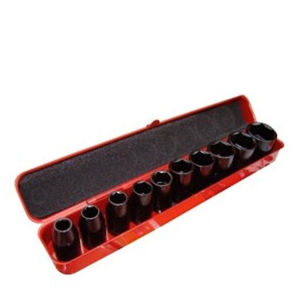 Trade Shop - Bussole Boccole Per Avvitatore Pneumatico Set 10 Pz Da 1/2" 3 4 5 0 -