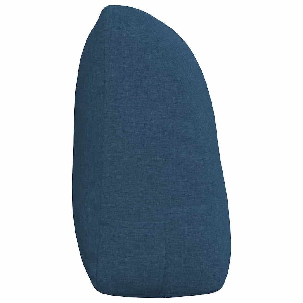 Cuscino per Schiena Blu 120 x 24 x 50 cm Tessuto 42014478