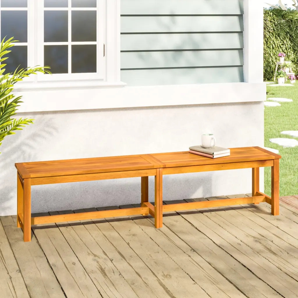Panchina da Giardino | Panca da Giardino 180x35x45 cm in Legno Massello di Acacia