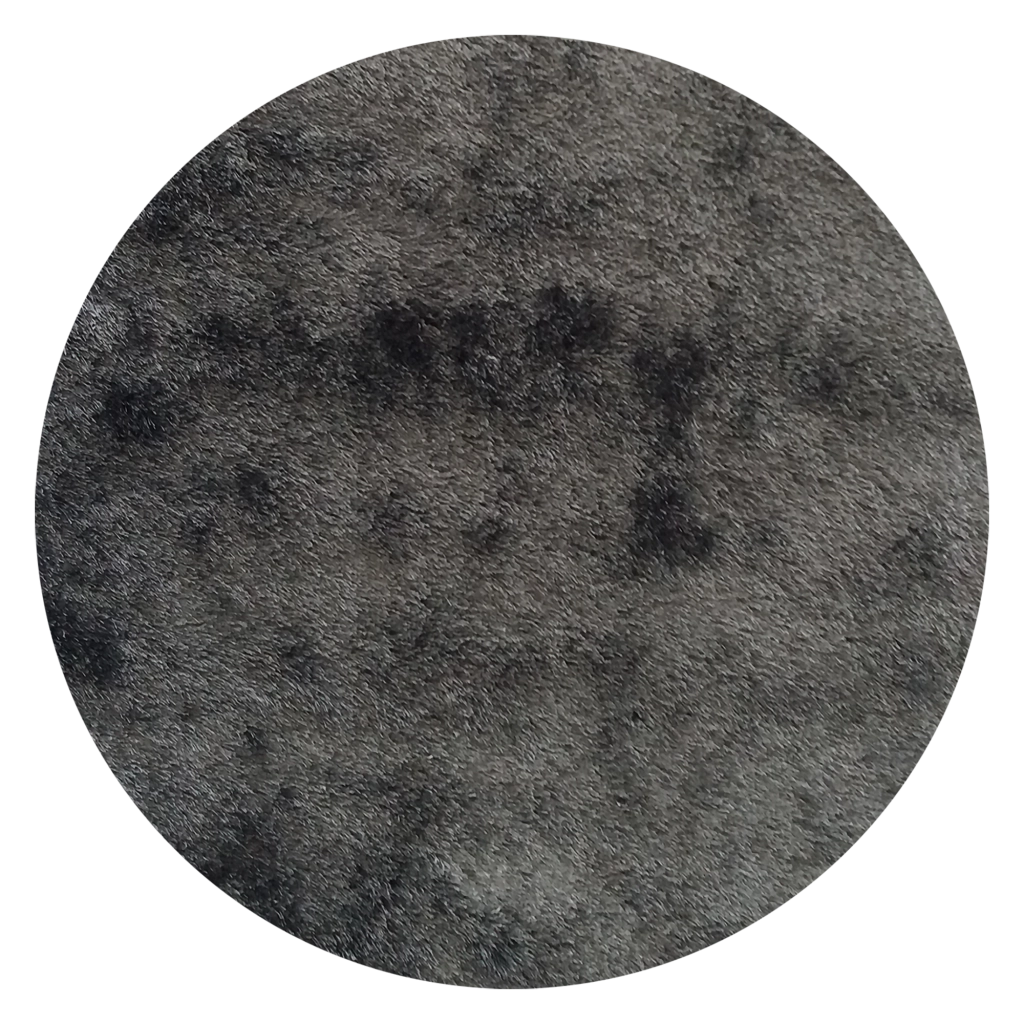 Latenega, Tappeto Altezza Pelo 35 mm 100% Poliestere, 190x133 cm Nero Antracite