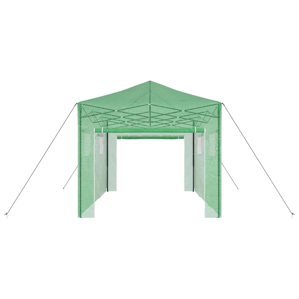 Serra da giardino pieghevole rettangolare dal design moderno 290 x 430 x 315 cm ferro verde 02_0058861