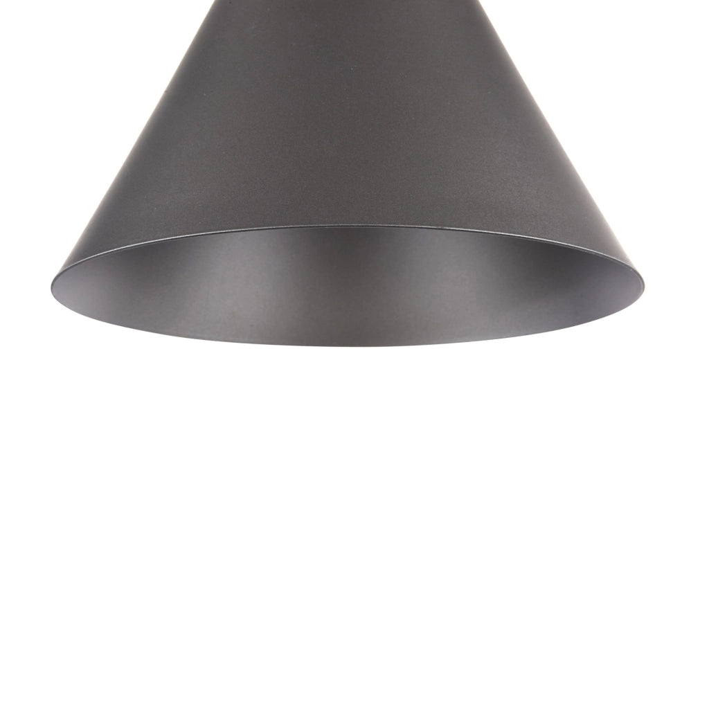 Maytoni Sospensione Minimal Bicones 1 luce E27 nero metallo legno oro