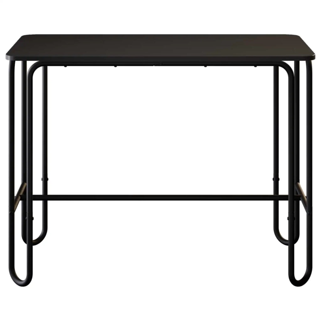 Tavolo da pranzo 100 x 50 x 75 cm Legno ingegnerizzato Nero 8007695