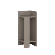 Comodino in legno "Elos Right" - 25 x 27 x 60 cm - Marrone moka chiaro