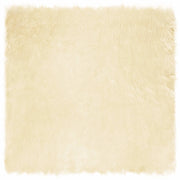 Tappeto in finta TAFALLA | Tappeto del soggiorno Crema 200 x 200 cm Poliestere