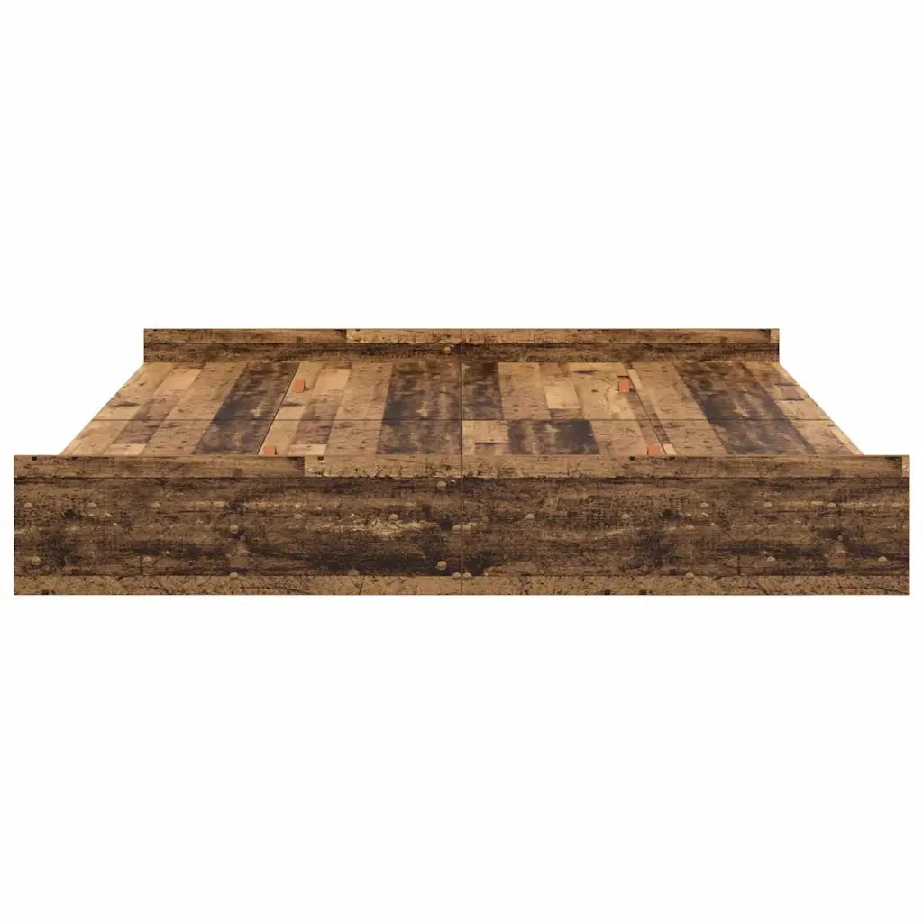 Struttura letto con contenitore Legno vecchio 180 x 200 cm 3335275