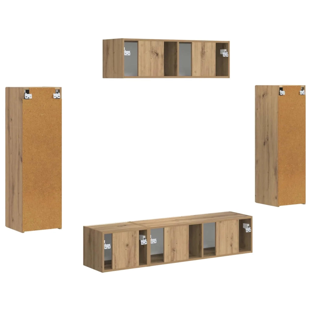Mobile TV 5 pcs Rovere artigianale 3409176