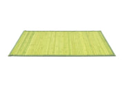 Tappeto Bamboo Antiscivolo In Tinta Unita Cucina Salotto - 55x95 - Verde