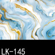 Trade Shop - Pannello Adesivo Effetto Marmo Venato Oro Azzurro 120x300cm Pareti Paraschizzi Stanza -
