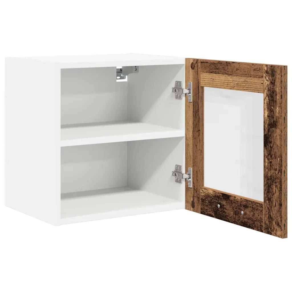 Armadio pensile con porta 2 pcs Legno vecchio 40 x 31 x 40 cm