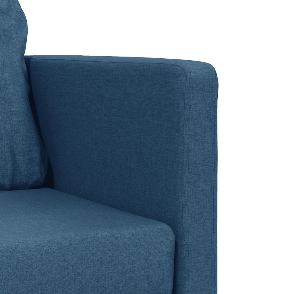 Divano Letto da Terra 2 in 1 Blu 112x174x55 cm Tessuto 353971