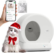 Cattilettiera C10PRO con Pulizia Automatica, Ingresso Inferiore / 10 Sensori / Eliminatore di Odi / Controllo APP Cattilettiera Automatica Cattilettiera Elettrica