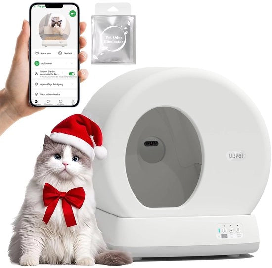 Cattilettiera C10PRO con Pulizia Automatica, Ingresso Inferiore / 10 Sensori / Eliminatore di Odi / Controllo APP Cattilettiera Automatica Cattilettiera Elettrica