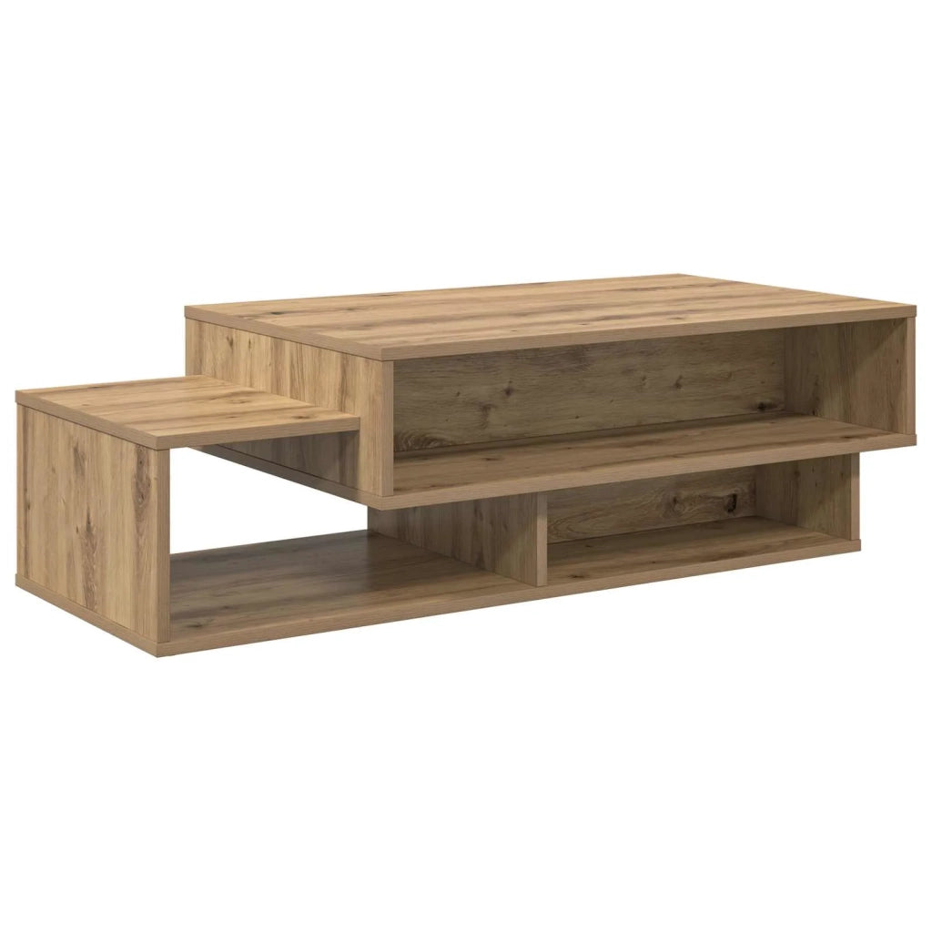 Tavolino da salotto Rovere artigianale 105 x 50 x 32,5 cm