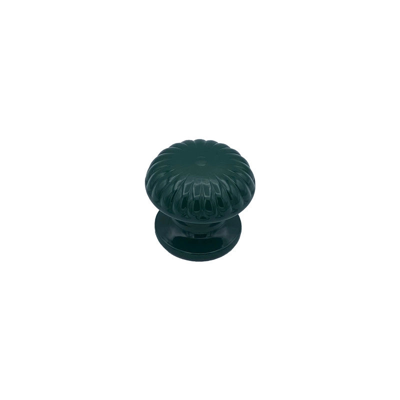 Pomolo fisso per porta SAGUATTI 861/60SB in alluminio verde lucido