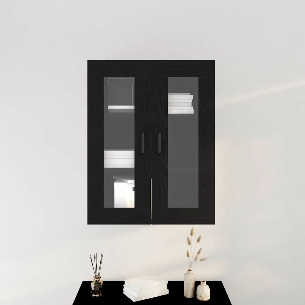 Armadietto a muro Rovere Nero 69,5 x 34 x 90 cm 862170