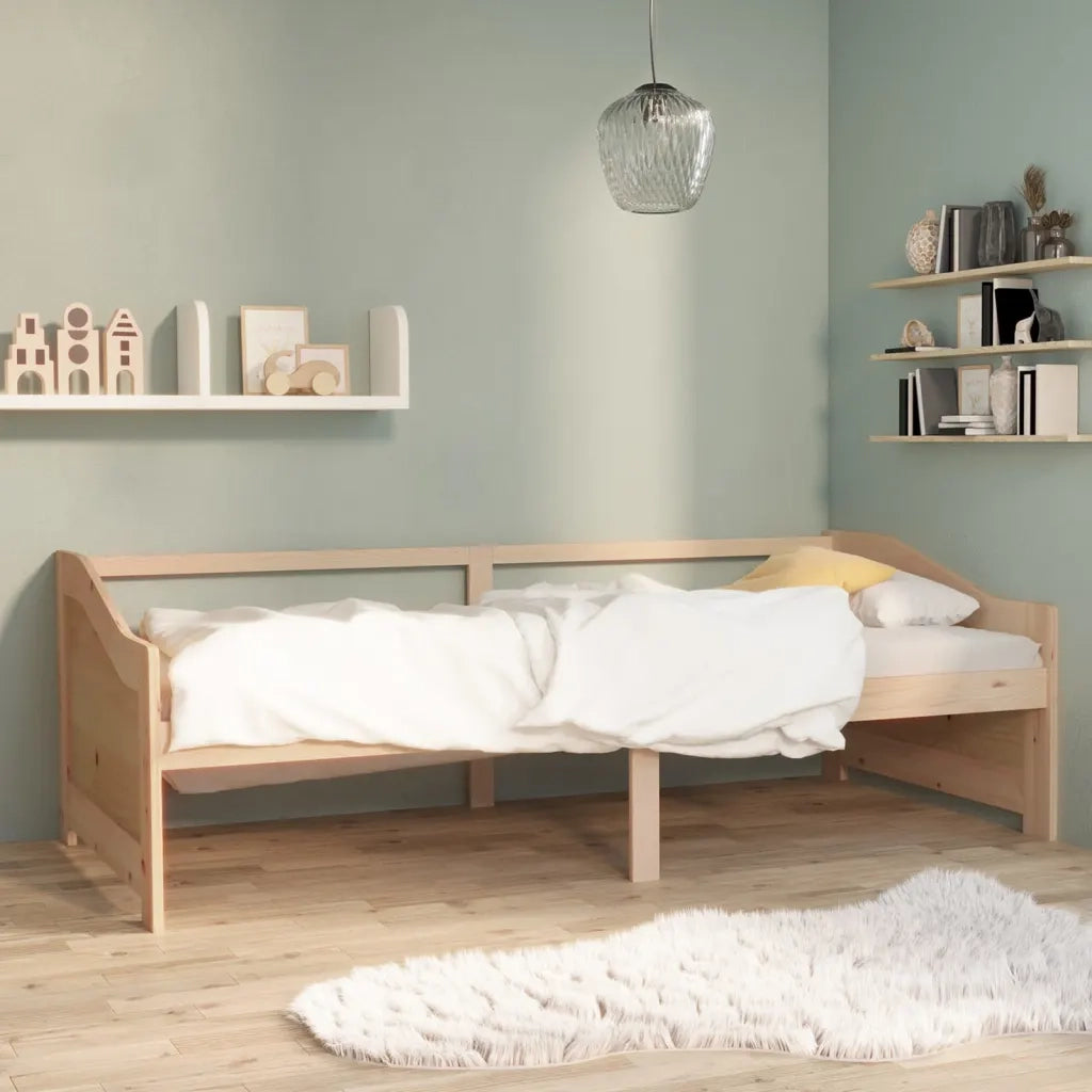 Divano letto | Sof¨¤ letto | Letto singolo a 3 Posti in Legno Massello di Pino 90x200cm