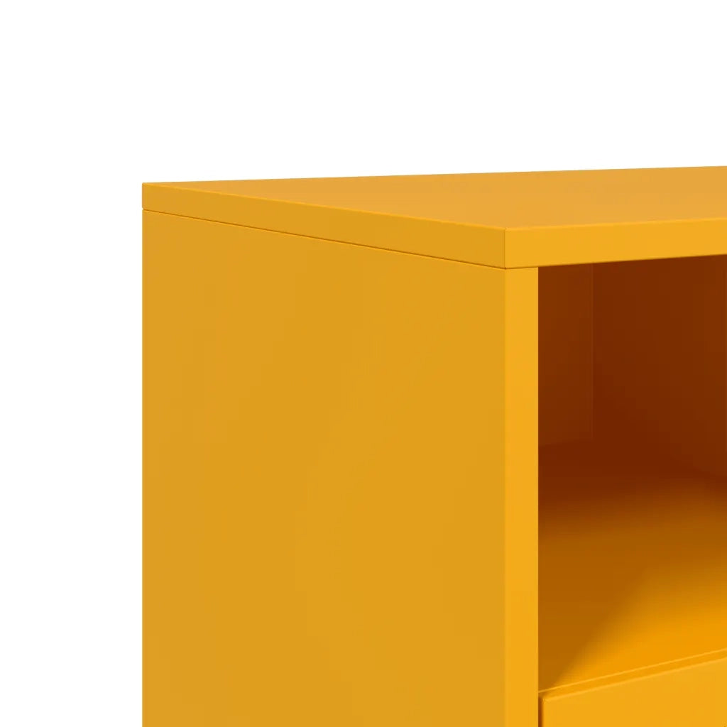 Mobile TV Giallo Senape 100,5x39x43,5 cm in Acciaio 846695
