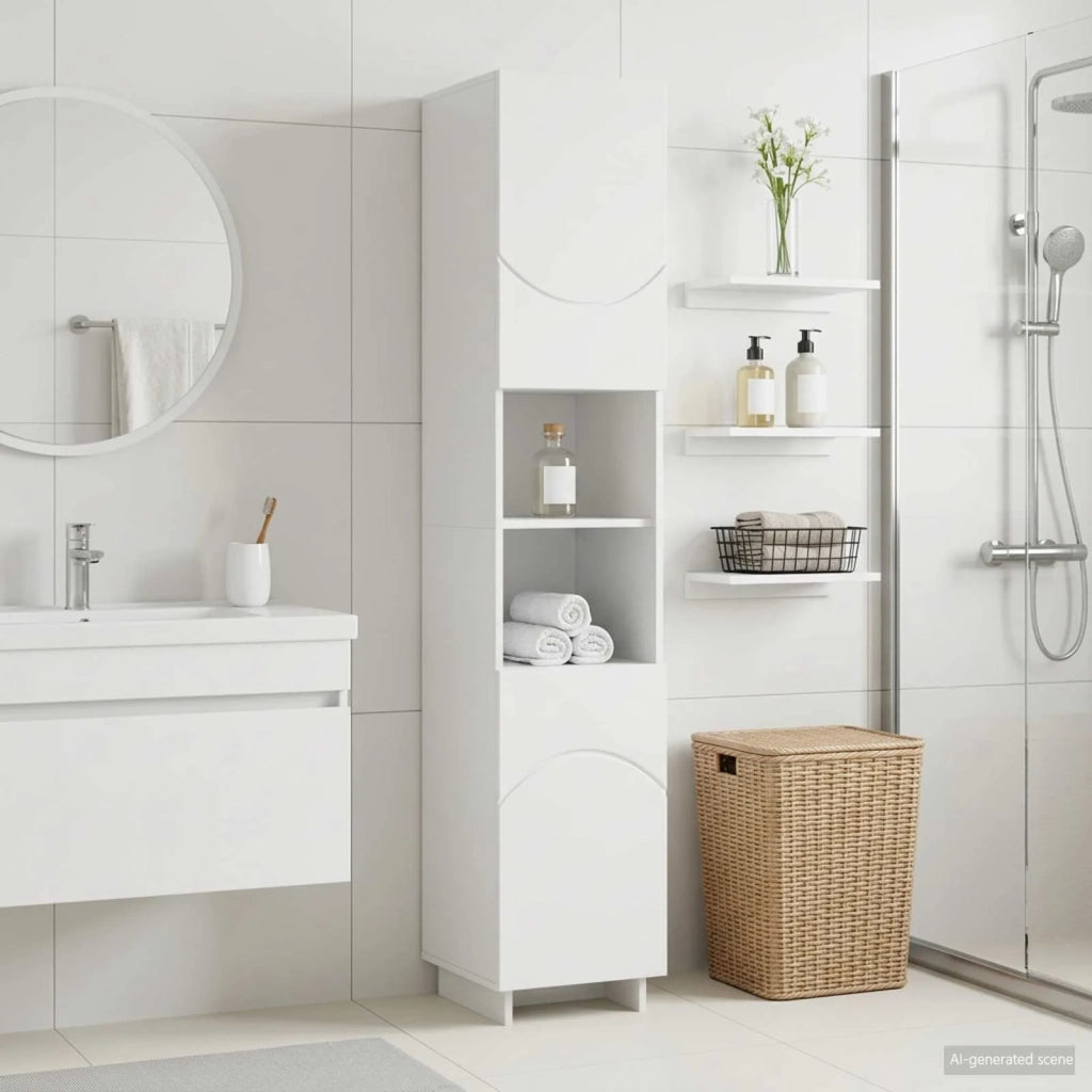 Mobile da bagno Bianco Lucido 36.5 x 38 x 180 cm 8011598