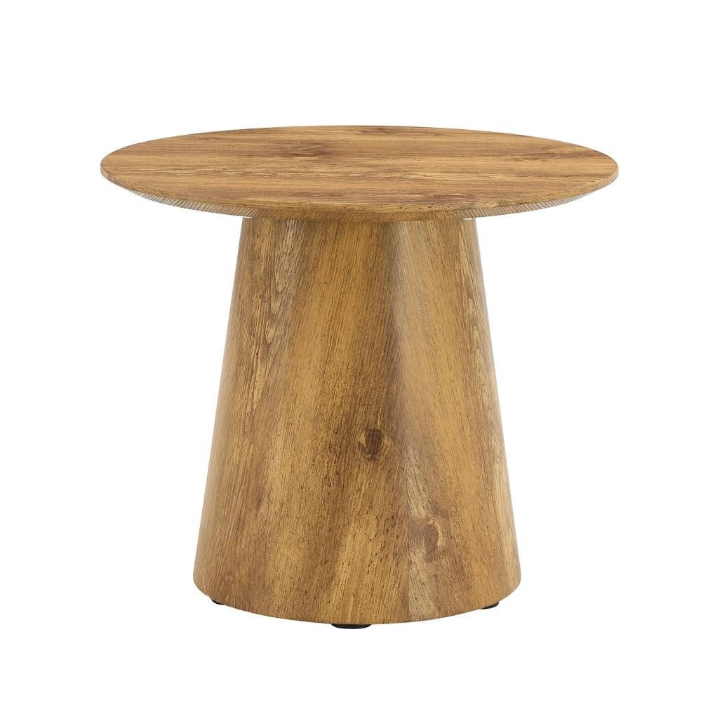 Tavolino rotondo 50x50x48 cm; portata fino a 120 kg; in MDF; naturale
