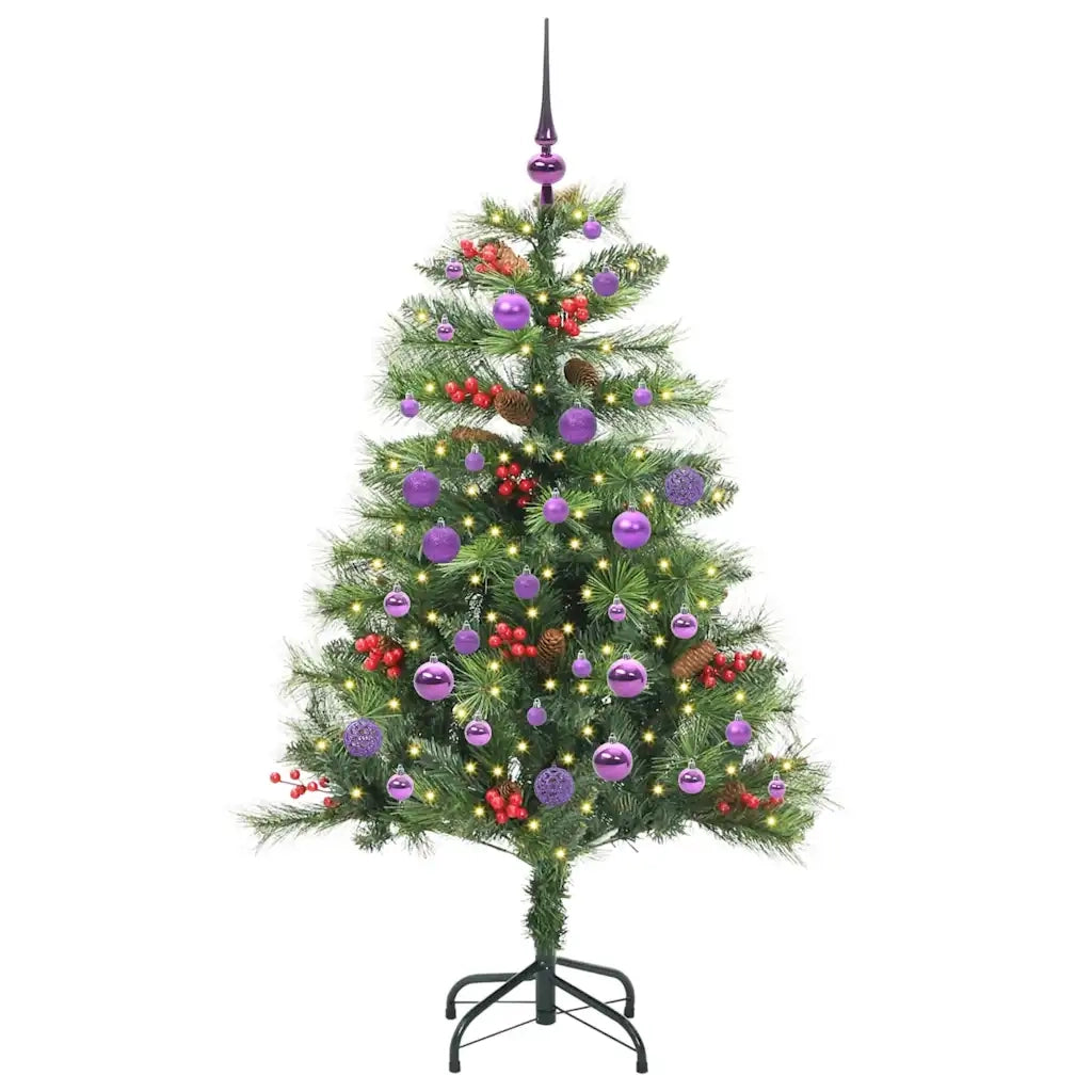 Albero di Natale artificiale Verde 150 cm PVC e Metallo