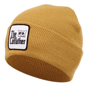 Cappelli invernali caldi in maglia di Elvis Presley, modello Bean, colore giallo.